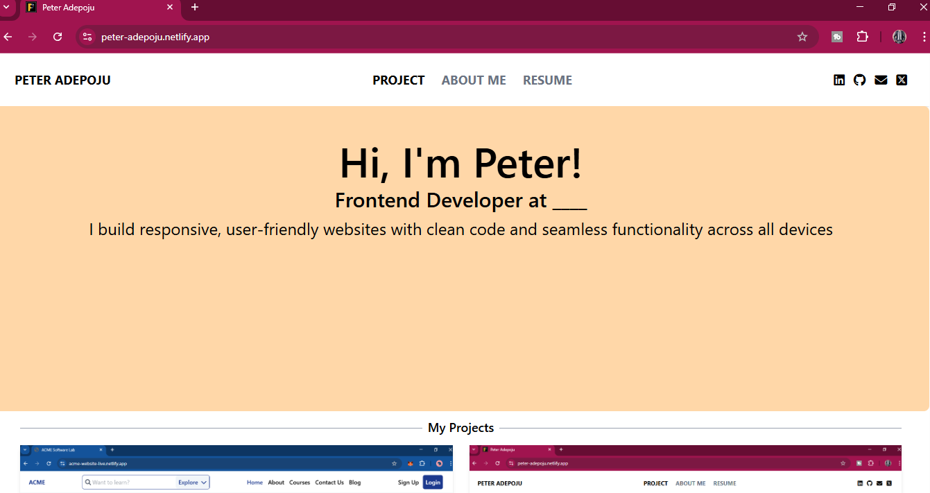 Portfolio-website